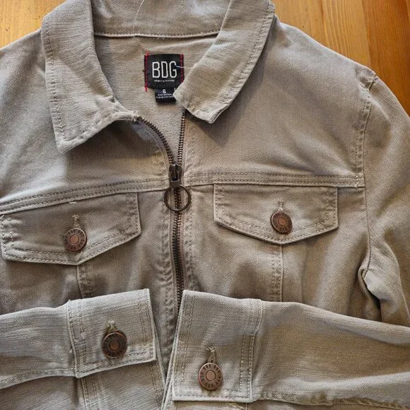 Urban Outfitters -  June Zip-Front Mini Dress Size 6 - Picture 13 of 16